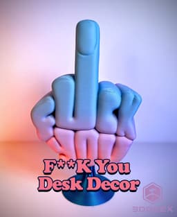 F**k You Desk Decor 3d model