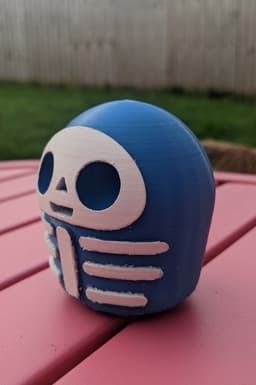 Cute Skeleton Character 3d model