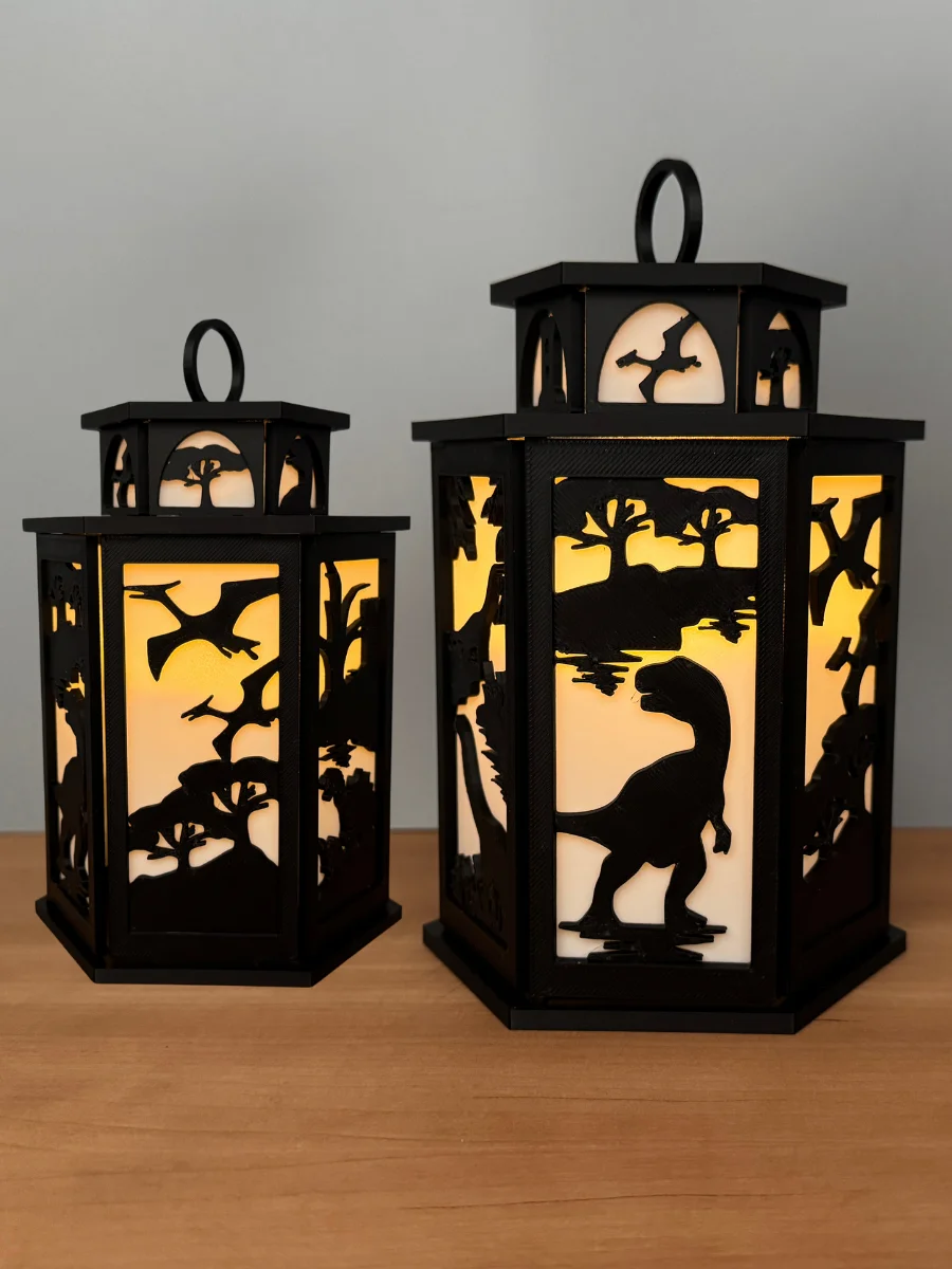 Dinosaur Lantern Dinosaur Decor Dinosaur lamp Tea Light Holder Candle Holder 3d model