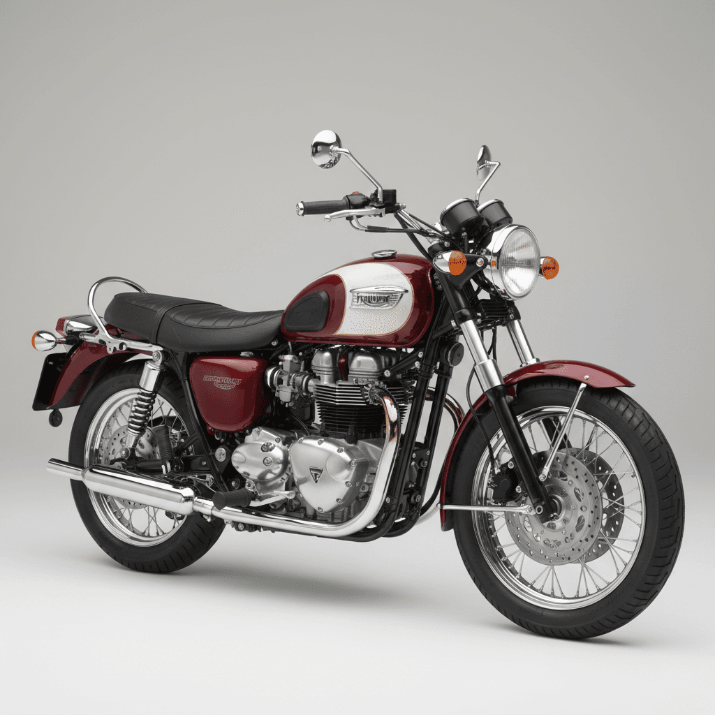 Triumph BonnevilleAmerica Cruiser Motorcycle 3d model