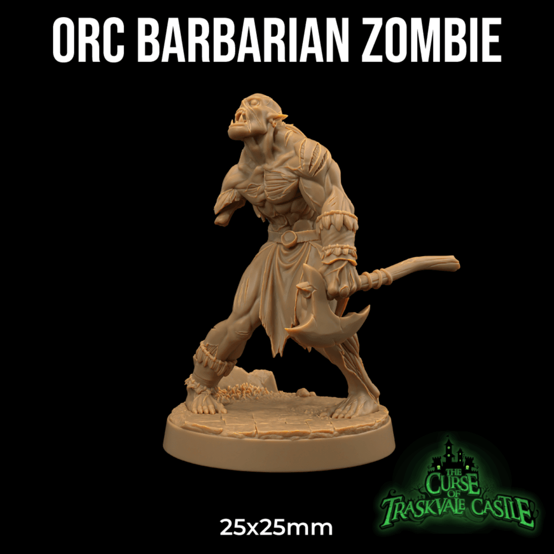 Orc Barbarian Zombie  3d model