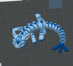 Flexi Na'vi Dragon Mini - Keychain and Straw Buddy Sensory Dragon - No Supports 3D Print STL/3MF 3d model