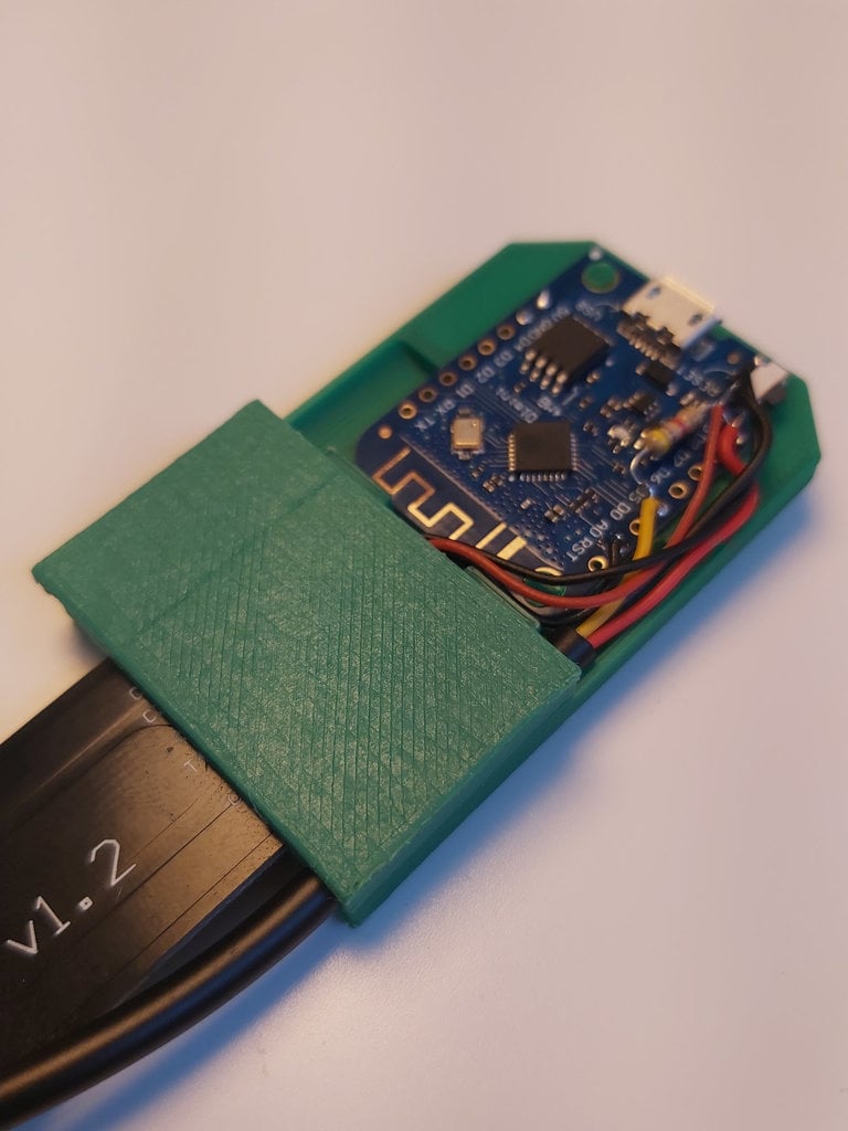 Wemos D1 Mini Soil Moisture and Temperature Sensor Box 3d model