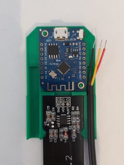 Wemos D1 Mini Soil Moisture and Temperature Sensor Box 3d model