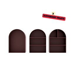 SHELF PRESENTER (TAMIN) - 4 VERSIONS / ARCH DISPLAY STAND / MODERN SHELF DECOR / HOMEDECOR 3d model