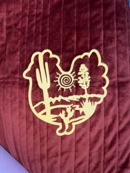 Desert chicken wall art 3d model