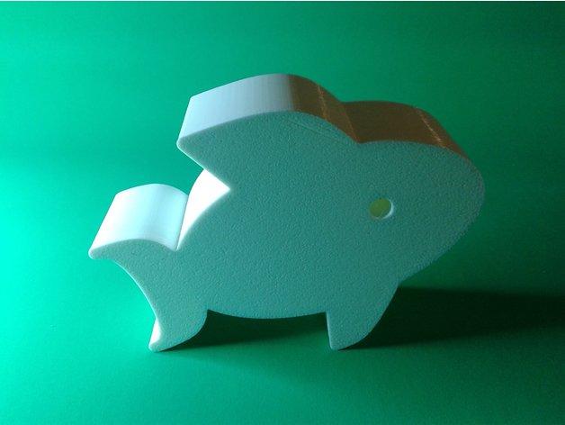 Fish, nestable box (v1) 3d model