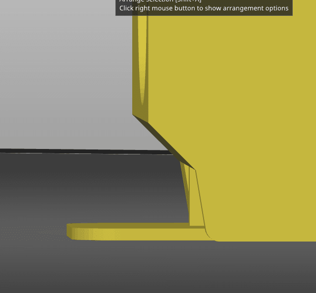 Hextraction - Basic Tiles with tapered base and tabs 3d model