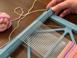 Pocket Loom Weaving Kit 7"x7" 12-dent 3d model