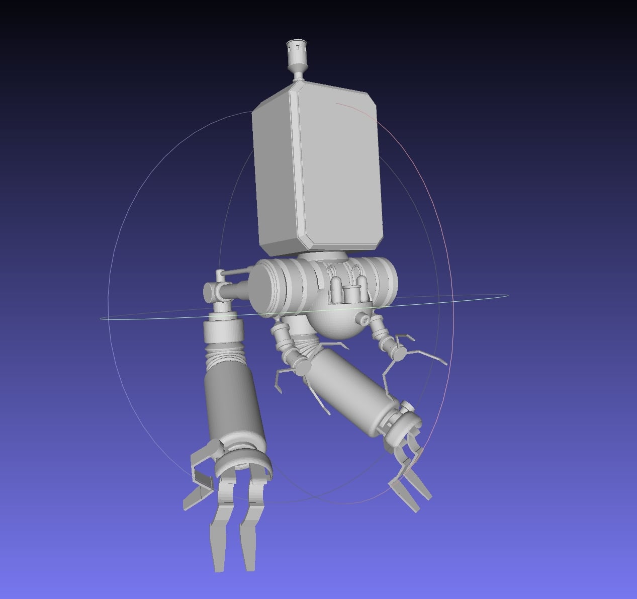 Simplified NieR Automata Pod 042 Basic Model 3d model