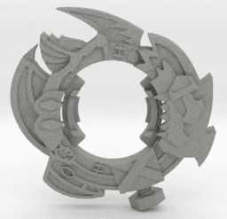 BEYBLADE ABOMINUS | COMPLETE | BEIGOMA BATTLE SERIES 3d model