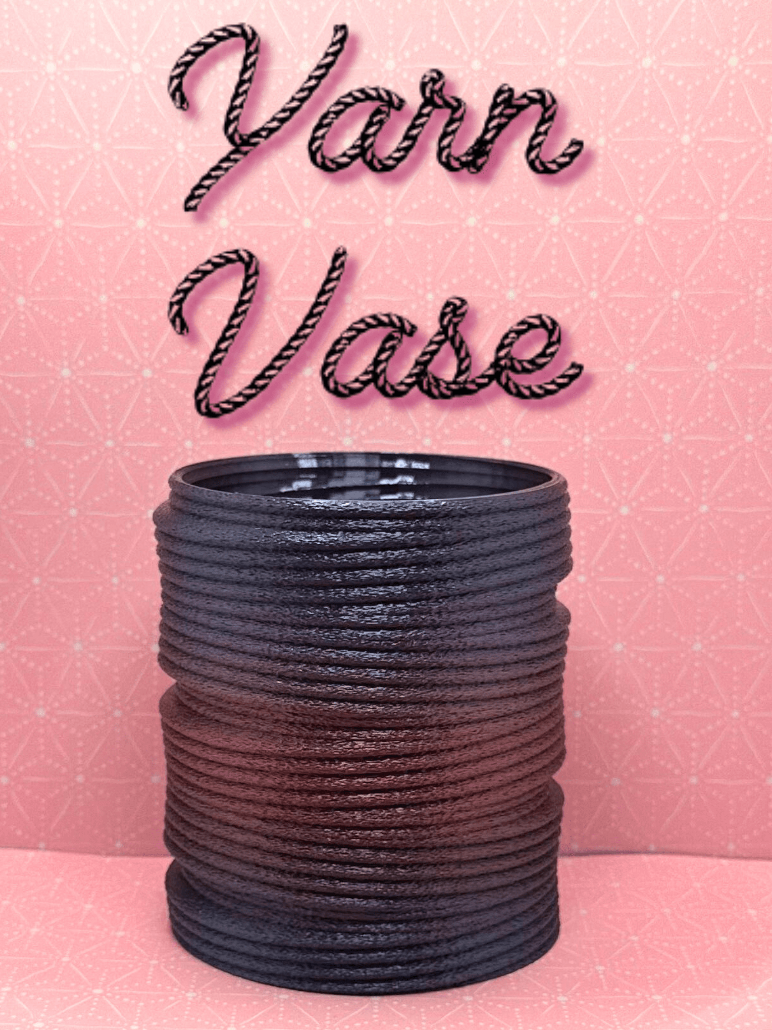 Yarn vase 3d model