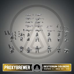 Deuterium Soldiers 3d model