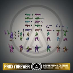 Deuterium Soldiers 3d model