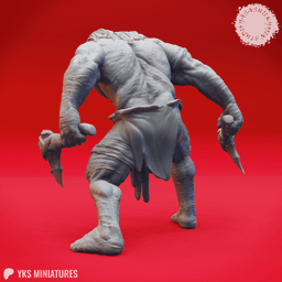 Grimlock - Stone Hatchets - Tabletop Miniature (Pre-Supported) 3d model