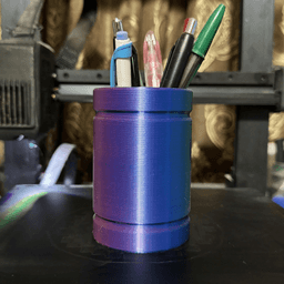 The Modern Pen Holder Round Desk Organizer for Office & Home 3d model