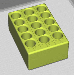 510 Vape Cartridge Stand 3d model
