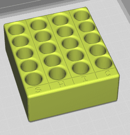 510 Vape Cartridge Stand 3d model