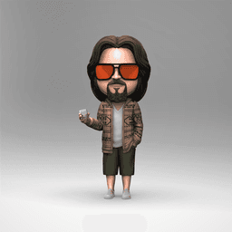 "The Dude" -Little Big Head Series 3d model