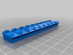 Demolisher Nerf Picatinny Side Rail 3d model