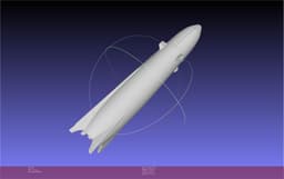 Rocket Labs Neutron Rocket Printable Miniature 3d model
