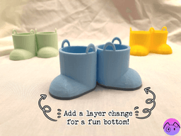 Lil Puddle Jumpers - Rain Boots (20cm) 3d model