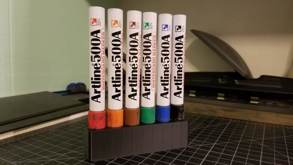 Artline 500A Dry Erase Marker Holder 3d model