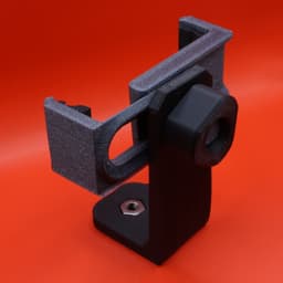 Adjustable cellphone tripod mount 3d model