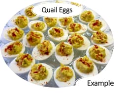 Ring Platter for Deviled Quail Eggs – 3D Model (Single STL File) Print your own elegant and modular 3d model