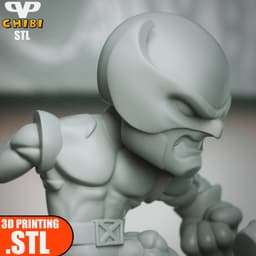 Wolverine vs Hulk Chibi STL for 3D Printing ChibiSTL 3DXM 3d model
