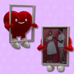Heart Photo Frame 3d model