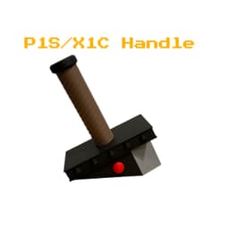 P1S/X1C Buster Sword Handle - Support Free 3d model
