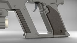 HELLDIVERS 2 - P-2 P2 PEACEMAKER PISTOL - HIGH QUALITY 3D PRINT MODEL 3d model