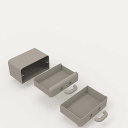 GAKI - Tabletop Drawer 3d model