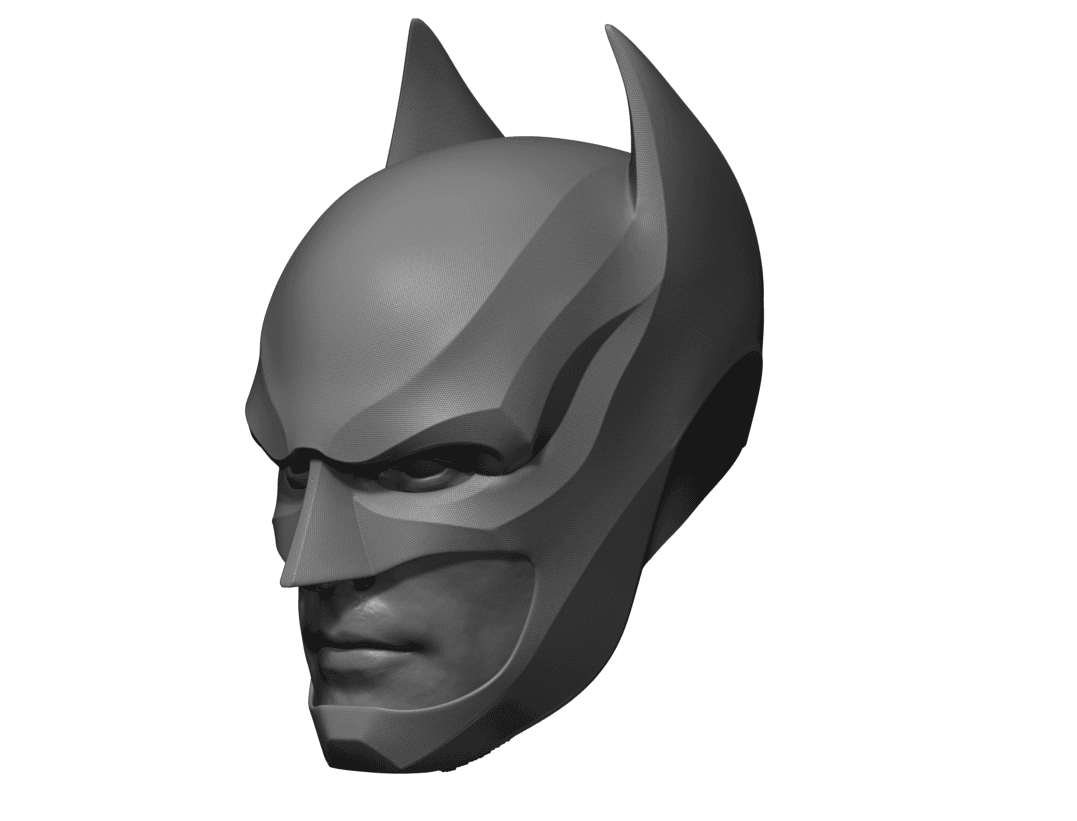 Batman Cowl Injustice2 Fan art 3d model
