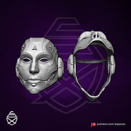 Droid Mask 3d model