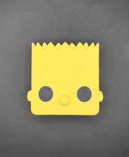 Blokkheadz Bart Simpson - Magnet, Ornament and Regular collectible! 3d model