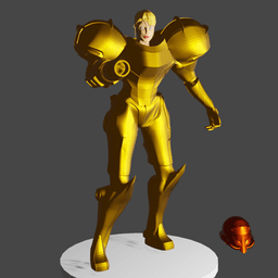 Female Intergalactic bounty hunter 3d model