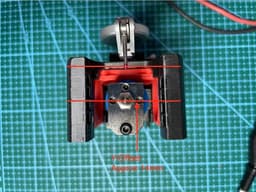 Voron 0.1 with MAB Dial Indicator Mount - Y Offset from Nozzle - 3d model