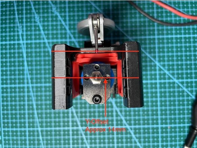 Voron 0.1 with MAB Dial Indicator Mount 3d model