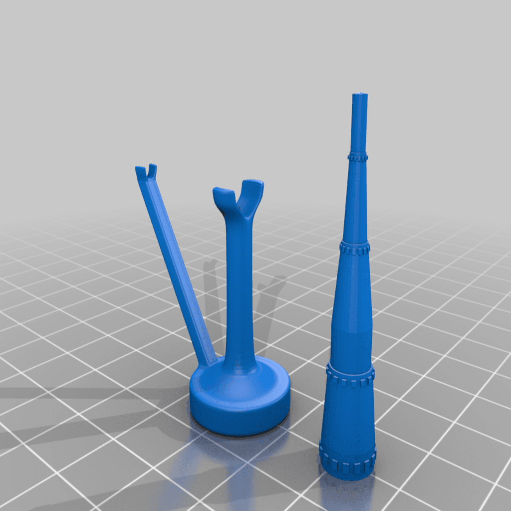 Simple Telescope Mini (28mm Scale Compatible) 3d model