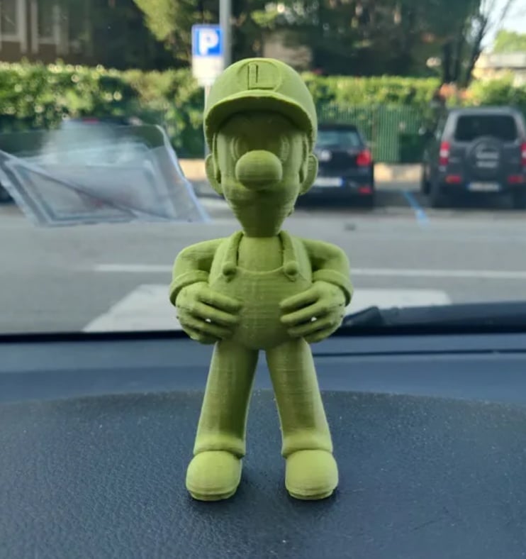 Luigi from Super Mario videogames (Whole Version) 3d model