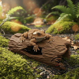 Articulated American Toad | Pre-Painted + Optional 8mm Glass Eye Version 3d model