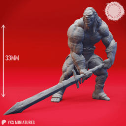 Grimlock - Warchief - Tabletop Miniature (Pre-Supported) 3d model