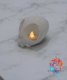 Skull tealight lamp / 3mf included 3d model