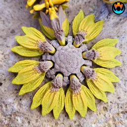 Sunflower Dragon 3d model