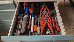 Gridfinity Low Profile Compact Tool Storage Drawer Organizer Set 3d model