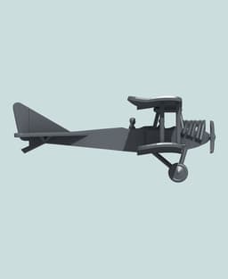 1:144 Albatros B.I (Mercedes) 3d model