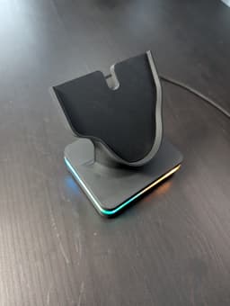 Corsair Dark Core Wireless Charging Stand with RGB lighting 3d model