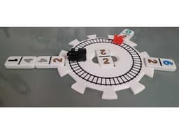 Mexican Train Dominoes 3d model